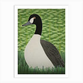 Ohara Koson Inspired Bird Painting Goose 4 Art Print