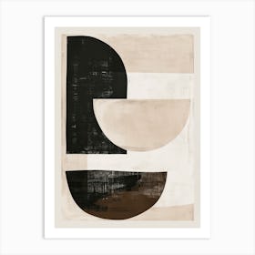 Kawartha Lakes Stone Park Bauhaus Minimalist Art Print