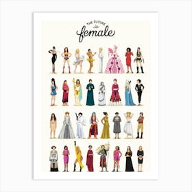 Definitive Female Art Print