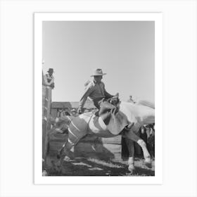 Untitled Photo, Possibly Related To Cowboy At Bean Day Rodeo, Wagon Mound, New Mexico By Russell Lee 2 Art Print
