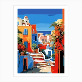 Greece Painting 5 Art Print