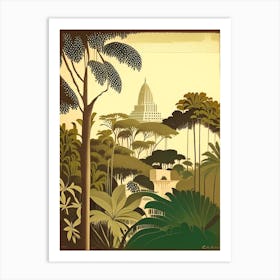 Cancun Mexico Rousseau Inspired Tropical Destination Art Print