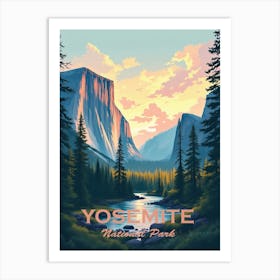 Yosemite National Park 7 Art Print