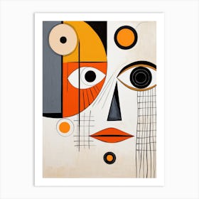 Abstract Face Art Print