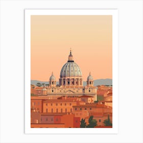 rome italy Art Print