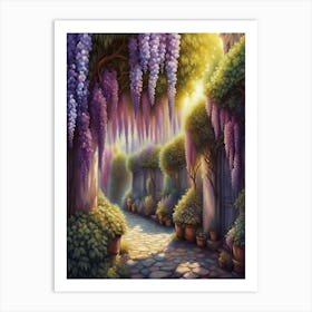 Wisteria Pass Print Art Print