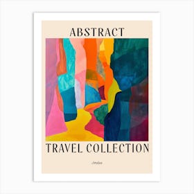 Abstract Travel Collection Poster Jordan 3 Art Print