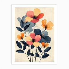 Flowers Canvas Print 6 Art Print