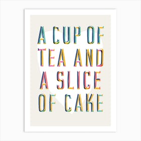 Tea And Cake Art Print