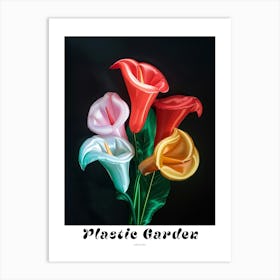 Bright Inflatable Flowers Poster Calla Lily 2 Art Print
