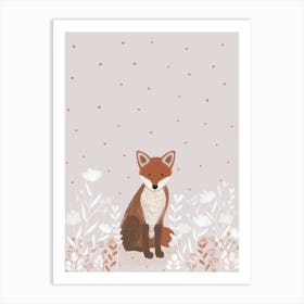 Little Red Fox Art Print