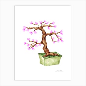 Cherry Blossom Tree.A fine artistic print that decorates the place. Art Print