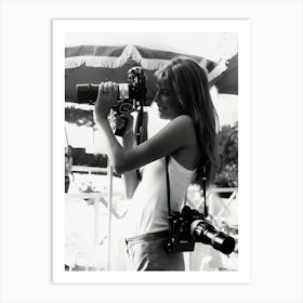 Actress Jane Birkin Takes Up Photography At Cannes Art Print