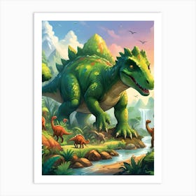 Rexie Rules Art Print