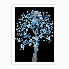 Moon Tree 1 Art Print