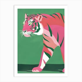 Pink Tiger 4 Art Print