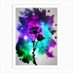 Flower In The Sky Art Print