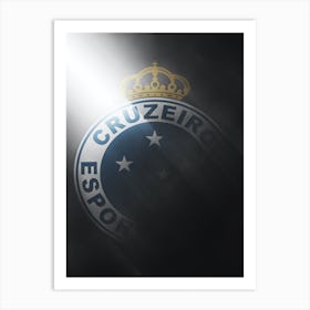 Cruzeiro Brazil Football Art Print