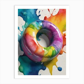 Rainbow Ring Art Print