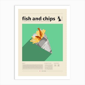 Fish And Chips Art Print