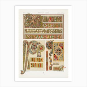 Middle Ages Pattern, Albert Racine Art Print