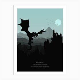 Paarthurnax Art Print