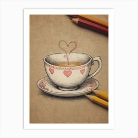 Cup Of Tea Art Print