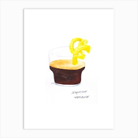 Espresso Romano Art Print