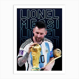 Lionel Messi 17 Art Print