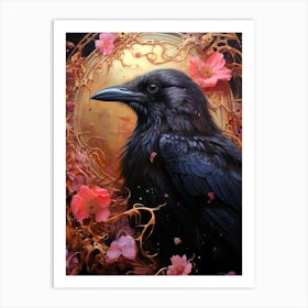 Crow Art Art Print