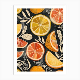 Love Oranges Art Print