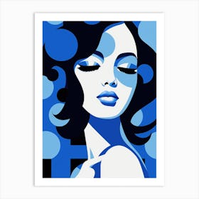 Blue Girl Art Print