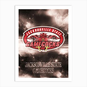 Jacksonville State Gamecocks Art Print