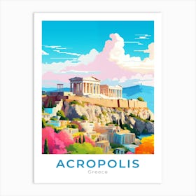 Greece Acropolis Travel Art Print