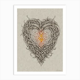 Heart Of The Vikings Art Print