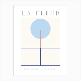 La Fleur Geometric Flowers Poster Set 7 Art Print