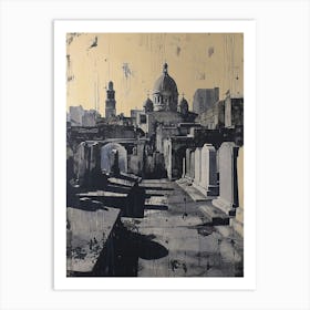 St Louis Cemetery No 1 Painting 2 Art Print