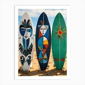 Surfboards 1 Art Print