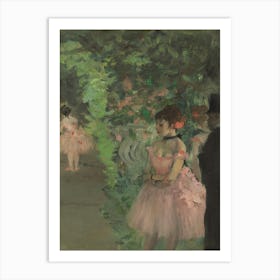 Dancers Backstage, Edgar Degas Art Print