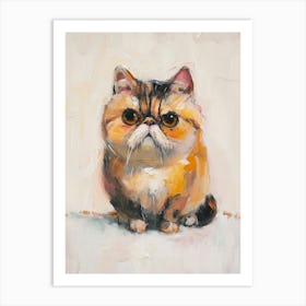 Exotic Shortrhair Cat Painting 1 Art Print