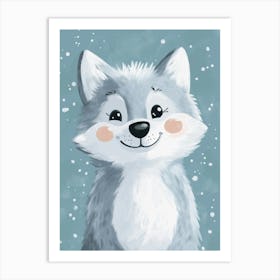 Wolf Painting Art Print