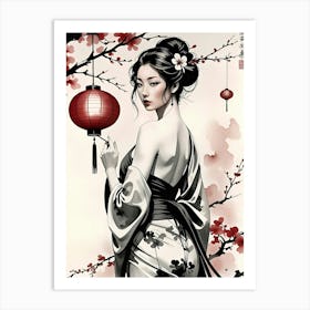 Geisha Fine Art Art Print