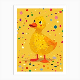 Yellow Mallard Duck 3 Art Print