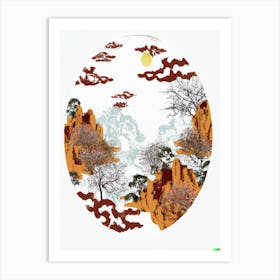 Chinese Landscape Art Print