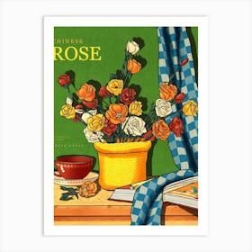 Chinese Rose Art Print