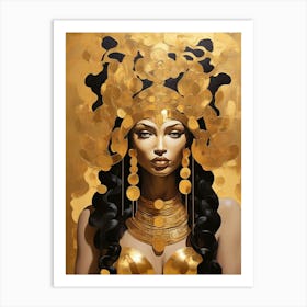 Gold Goddess Art Print 1 Art Print