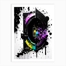 Splatter Painting 14 Art Print