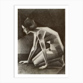 Art Deco Nude - 05-09-22 Art Print