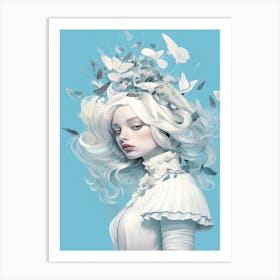 Alice In Wonderland High Fashion Art Print