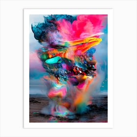 'Spirit' Rainbow Explosion Art Print